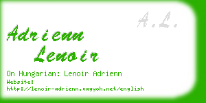 adrienn lenoir business card